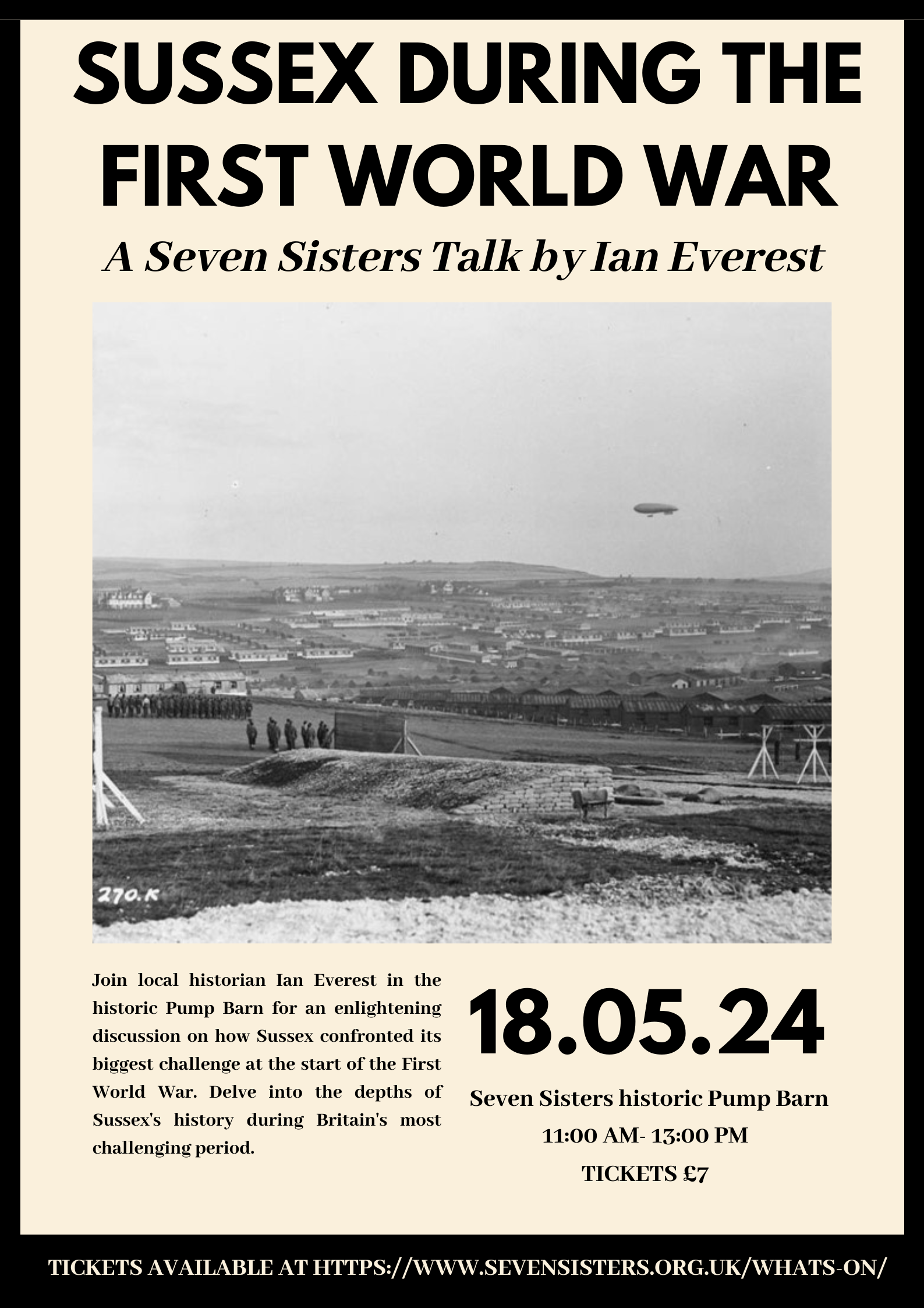 Seven Sisters Talks: ‘Sussex During The First World War’ by Ian Everest image