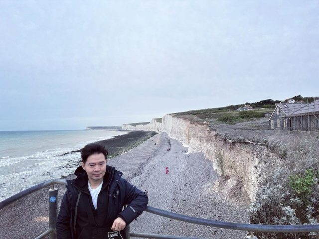 เที่ยวสะบักสะบอม😆🗻🇬🇧 #ไปทริปเดียวเหมือนเที่ยว3ปี #ทริปจบรูปไม่จบ #sevensisterscountrypark #natual #beautiful #sightseeing #brighton #uk #jwblueinuk2023
