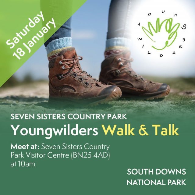 Hosted by youth-led nonprofit @youngwilders_ and @SDNPA  start the new year with a walk and talk around Seven Sisters Country Park! Led by young nature experts, we'll explore the local landscape and discuss what we think the National Park should focus on for the next five years.

Expect free lunch, snacks and the cost of your transport to get to and from the meeting point covered.

This day is for 18-30 year olds who live in or close to the National Park, and will be taking place on Saturday 18th January, starting at the Seven Sisters Visitor Centre. 

Free event, advance booking required.